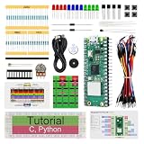 Freenove Raspberry Pi Pico W基本スターターキット（付属），デュアルコアArm Cortex-M0+マイクロコントローラー，386ページの詳細なチュートリアル，142アイテム，55プロジェクト，Python/C言語コード
