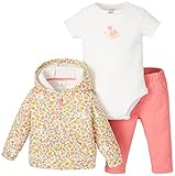 カーターズ carter's アパレル baby line パーカー ロンパース パンツ セット フラワー ホワイト ピンク 127G013 【並行輸入品】 6ヶ月