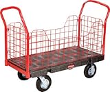 [T-8194246]ラバーメイド　サイドパネルプラットフォームトラック　ブラック 448707