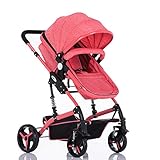 折りたたみベビーベビーカー子供ベビートロリー軽量ベビーキャリッジ/座ることができます寝ることができます/一年中使用することができます