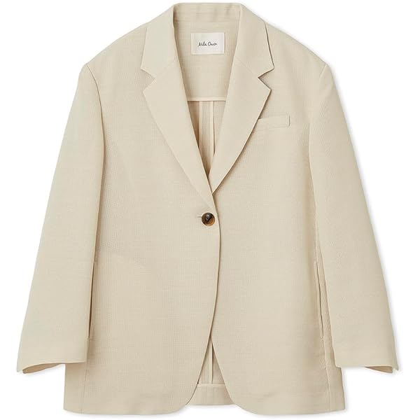 Amazon | [ミラオーウェン] シアーテーラードジャケット