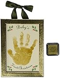 The Grandparent Gift Co. Holiday First Christmas Handprint Keepsake, Baby's by The Grandparent Gift 