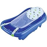 The First Years Sure Comfort Deluxe Newborn to Toddler Tub with Sling, Blue by The First Years [並行輸入