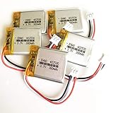 5個3.7V 300mAhリチウムポリマーリポ充電式バッテリー402530 JST PH2.0mm 3ピンコネクタMP3 GPSヘッドセットスマートウォッチ