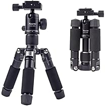 Amazon | XILETU ポータブルミニ三脚、高さ51 cm、アルミニウム