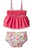 ラッフルバッツ RuffleButts 水着 タンキニ Sweet Garden Mesh Tankini 花柄 ピンク (2T(90cm))