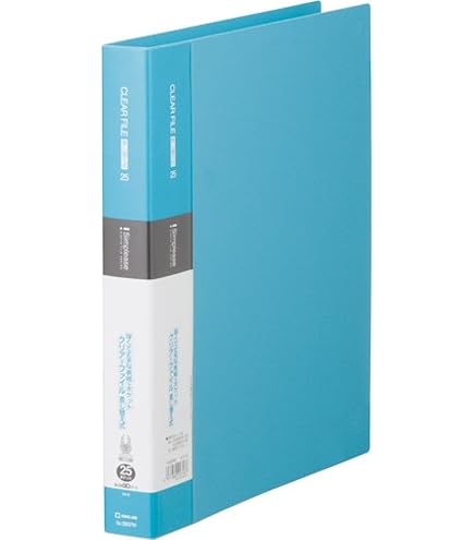 Amazon.co.jp: キングジム クリアファイル シンプリーズ 透明 差替式