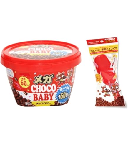Amazon | 夢のメガチョコベビー 450g（専用スコップ付き）限定セット