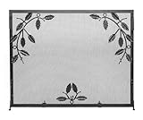 Minuteman International g-4433 Weston Fire Screen withリーフモチーフby Minuteman International – ACHLA Desi