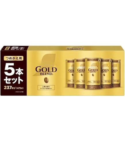 Amazon.co.jp: ネスレ ゴールドブレンド エコ&システム 5パック : 食品