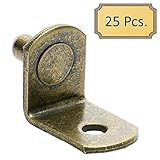 SS – 5 mm L字型ブラケット穴 – アンティーク真鍮 25 SS-BraHole-5mm-ANTB-25