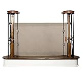 The Stair Barrier - Bannister-to-Bannister Basic Baby/Pet Gate, Wide - Khaki by The Stair Barrier