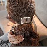 【Nelson- JP 】★新品登場★ヘアゴム 4点セット ヘアポニー 大人 かわいい きらきら ラインストーン かわいい おしゃれ ヘアアクセサリー 髪留め ゴム シンプル 人気 (8枚)