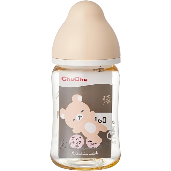 チュチュ マルチフィット 広口タイプ 🏁 プラスチック製 ほ乳びん 160mL 【加工（合板/MDF）】 リラックマ