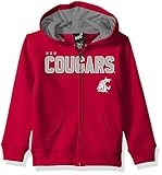 NCAA男の子4 – 7「stated」フルZipパーカー レッド