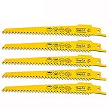 新品 [Sharp Cut] 木材用セーバーソーブレード10本組 レシプロソー替刃 枝切り用 155mm 6山 木工用替刃 レシプロソー替刃 電気のこぎり替え刃