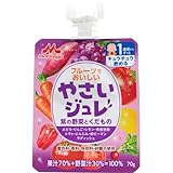 森永乳業 フルーツでおいしいやさいジュレ 紫の野菜とくだもの ７０ｇ