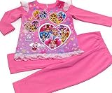 プリキュアオールスターズ ダンボールニットパジャマ 長袖パジャマ バンダイ (100cm, ピンク)