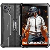 OUKITEL RT3 Android13 防水タブレット 7GB RAM 64GB ROM(1TB拡張可能) 防水防塵耐衝撃タブレットPC 8 インチ高精細 IPS 画面 8コアプロセッサ Helio P22 16MP+8MP高精細カメラの顔面ロック解除 デュアル SIM 4G、NFC、5G-WIFI、Bluetooth 5.3、OTG、GPS（黒）