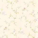 Brewster 414-65765 Connie Cream Small Floral Trail Wallpaper Cream [並行輸入品]
