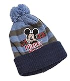 ミッキーマウスMickey Mouse "1928" オフィシャル冬用フリース耳フラップニット帽ビーニー（0～2歳）  - ディズニーオフィシャルグッズ