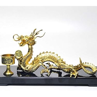 ゴールドルチルクォーツ と金龍　 縁起物 オブジェ　龍の置物 71p5kOIYCGL._UF350,350_QL80_.jpg
