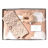 ホッペッタ Hoppetta ブランケット+レッグカバー+がらがら ギフトセット はりねずみ 8893