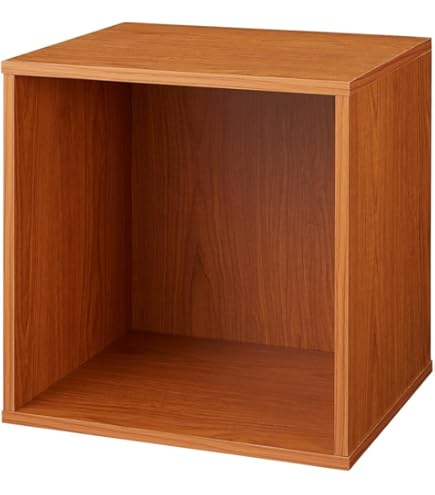 Amazon | 木製 ディスプレイ ボックス 25cm角 ホワイトウッド