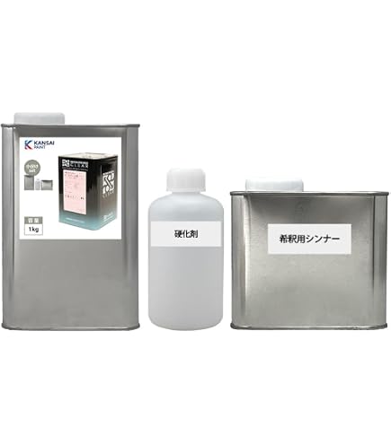 Amazon | 関西ペイント PGエコ RR 510 クリヤー 3kgセット / 5：1