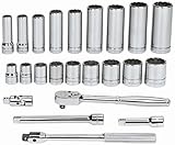 Williams WSB-23FTB 23-Piece 3/8-Inch Drive Socket and Drive Tool Set with Toolbox [並行輸入品]