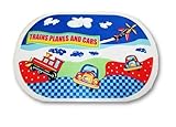 Planes, Trains and Cars Vinyl Placemat Set of 2 by Better Homes [並行輸入品]
