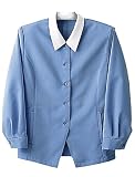 UNIWEAR(ユニウェア) 長袖 ジャケットブラウス L-9940 紺 SS ( 5号 ) ( 日本製生地使用 )