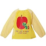 2017年 夏物 はらぺこあおむし ポケット付き スモック THE WORLD OF ERIC CARLE クリーム◇90cm