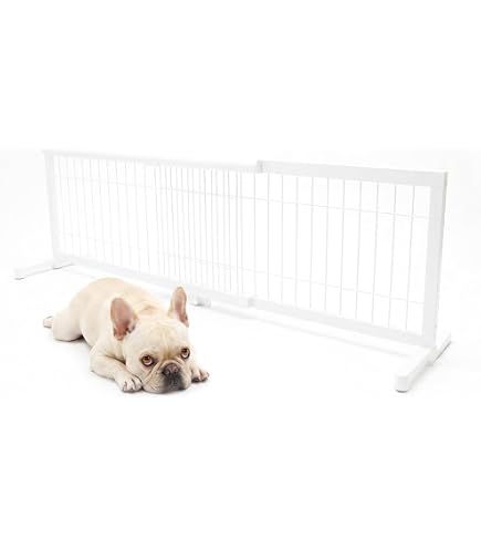 数量限定】ペットゲート ホワイト×シルバー アイリスプラザ 高さ50cm