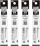 ドクターグリップ4＋1 アクロボール（多色・多機能）ボールペン 0.5mm 替芯 4本セット 【黒×4】 BVRF-8EF (黒４本)