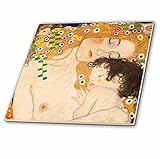 3dRose ct_157653_4 Mother And Child x Gustav Klimt 1905 Detail From The Three Ages Of Woman Mom And 