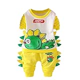 Tovadoo 子供服 ベビー服 男の子 トップス+ズボン セットアップ 長袖 秋冬 恐竜柄 可愛い ファッション ルームウェア 保育園 旅行