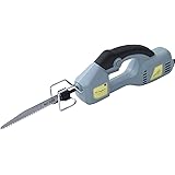 [山善] レシプロソー 電気のこぎり ( 木工・合成樹脂用ブレード / 軟鋼用ブレード 付属) TRYBUILシリーズ ビンテージブルー TAR-280