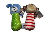 Kids Preferred Baby Boy Rattlesのセット2 Monkey犬