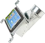 speedi-boot sbh-484 NB 4インチ幅by 8インチ長to 4インチ直径90度登録Vent Boot調節可能なハンガー