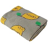 LifeTree 綿 100% ブランケット キッズ 子供用 90x110cm ベビー 毛布 ブランケット お昼寝用 保育園 幼稚園 午睡用 現役ママの出産祝いに嬉しいアイテム