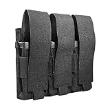 タスマニアンタイガー 3シングル マグポーチ MP7 VL 生産完了モデル (ブラック 7271.040) Tasmanian Tiger 3 SGL Mag Pouch MP7 VL
