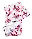 Plum Collections Pattern Cotton Muslin Squares Swaddle Wraps (X-Large, Toile Floral Design, Pack of 
