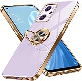 【Yikasina】 OPPO Reno9 A ケース リング OPPO Reno7 A ケース リング付き おしゃれ スマホケース オッポ リノ7 a ケース OPG04 かわいい 人気 スタンド機能 シンプル ブラック