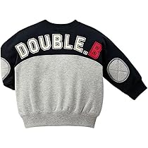 新品　ミキハウス　ダブルビー　バックロゴ　トレーナー　120  ロゴ wb ミキハウス ダブルビー mikihouse バックロゴ プリント