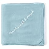 ホールマークブルーニットReligiousベビーブランケット