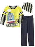 Thomas & Friends幼児& Toddler Boys 3ピースシャツパンツ& Beanie Set カラー: ブルー