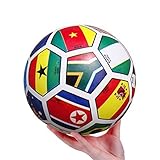 MyToy 2pcバウンドインフレータブルボールスポーツトイカラフルThe National Flag教育玩具ボールfor Babyボールおもちゃ8.5 "