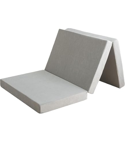 Amazon｜monozu マットレス セミシングル 3つ折り 折りたたみ 高反発