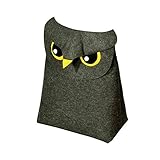 Kompis FELT ANIMAL TOY BASKET フェルト アニマル トイバスケット (OWL)